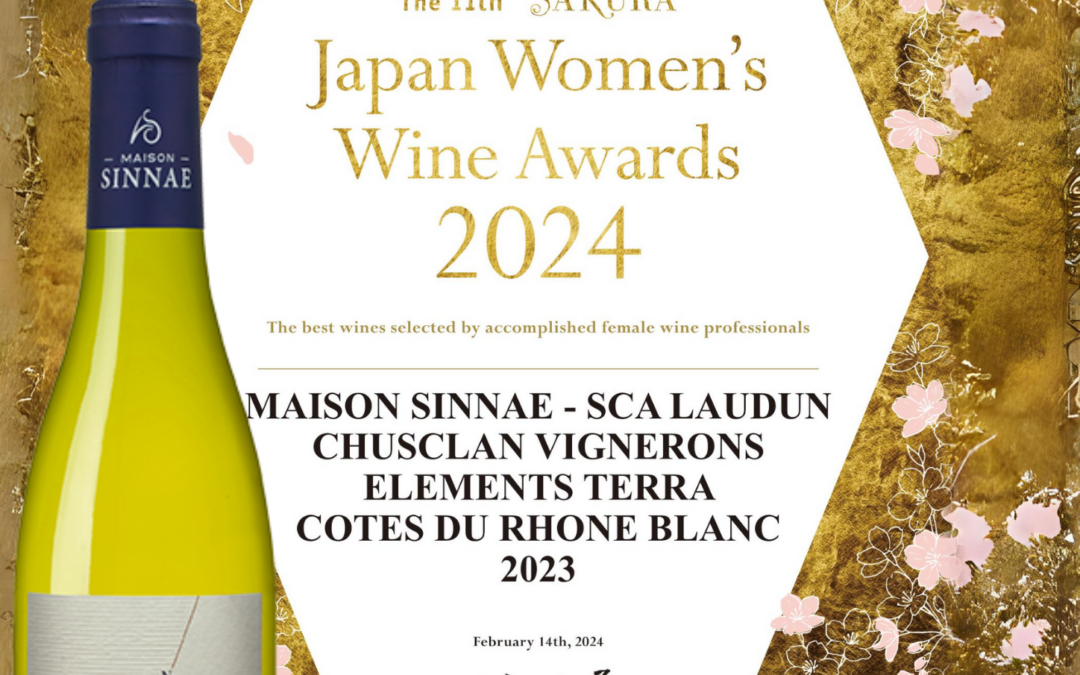 Double gold award pour notre cuvée Elements Terra Côtes du Rhône Blanc 2023 !